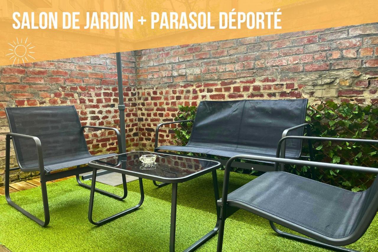 Ferienwohnung Chill & Sun - Terrasse Exterieure - Parking - Wifi - 4P Amiens Exterior foto