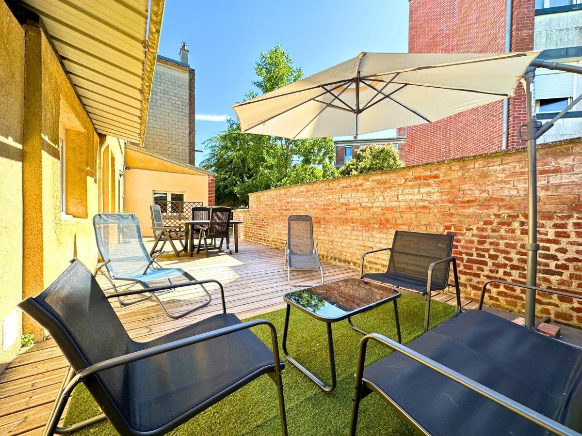 Ferienwohnung Chill & Sun - Terrasse Exterieure - Parking - Wifi - 4P Amiens Exterior foto